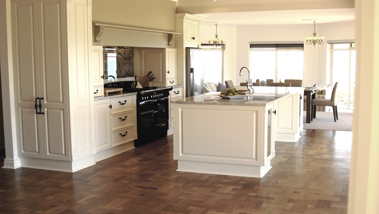 Traditional Hand Painted French Provincial Kitchens at Myponga on the Fleurieu Peninsula by Adelaide’s Compass Kitchens.